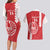 Custom Tahiti Football Couples Matching Long Sleeve Bodycon Dress and Hawaiian Shirt Go Toa Aito