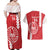 Custom Tahiti Football Couples Matching Off Shoulder Maxi Dress and Hawaiian Shirt Go Toa Aito