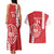 Custom Tahiti Football Couples Matching Tank Maxi Dress and Hawaiian Shirt Go Toa Aito