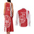 Custom Tahiti Football Couples Matching Tank Maxi Dress and Long Sleeve Button Shirt Go Toa Aito