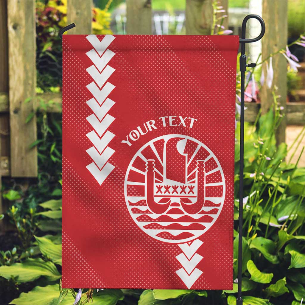 Custom Tahiti Football Garden Flag Go Toa Aito LT14 Garden Flag Red - Polynesian Pride