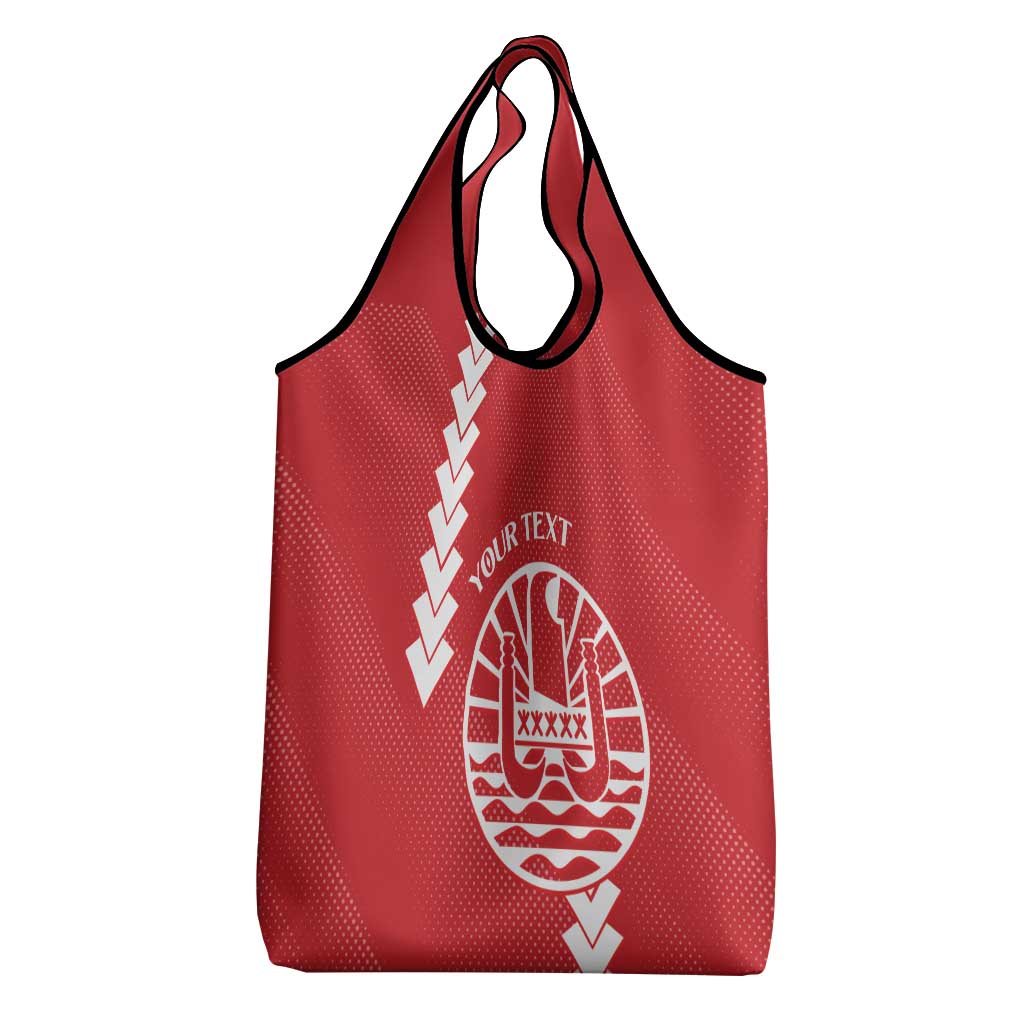 Custom Tahiti Football Grocery Bag Go Toa Aito LT14 - Polynesian Pride