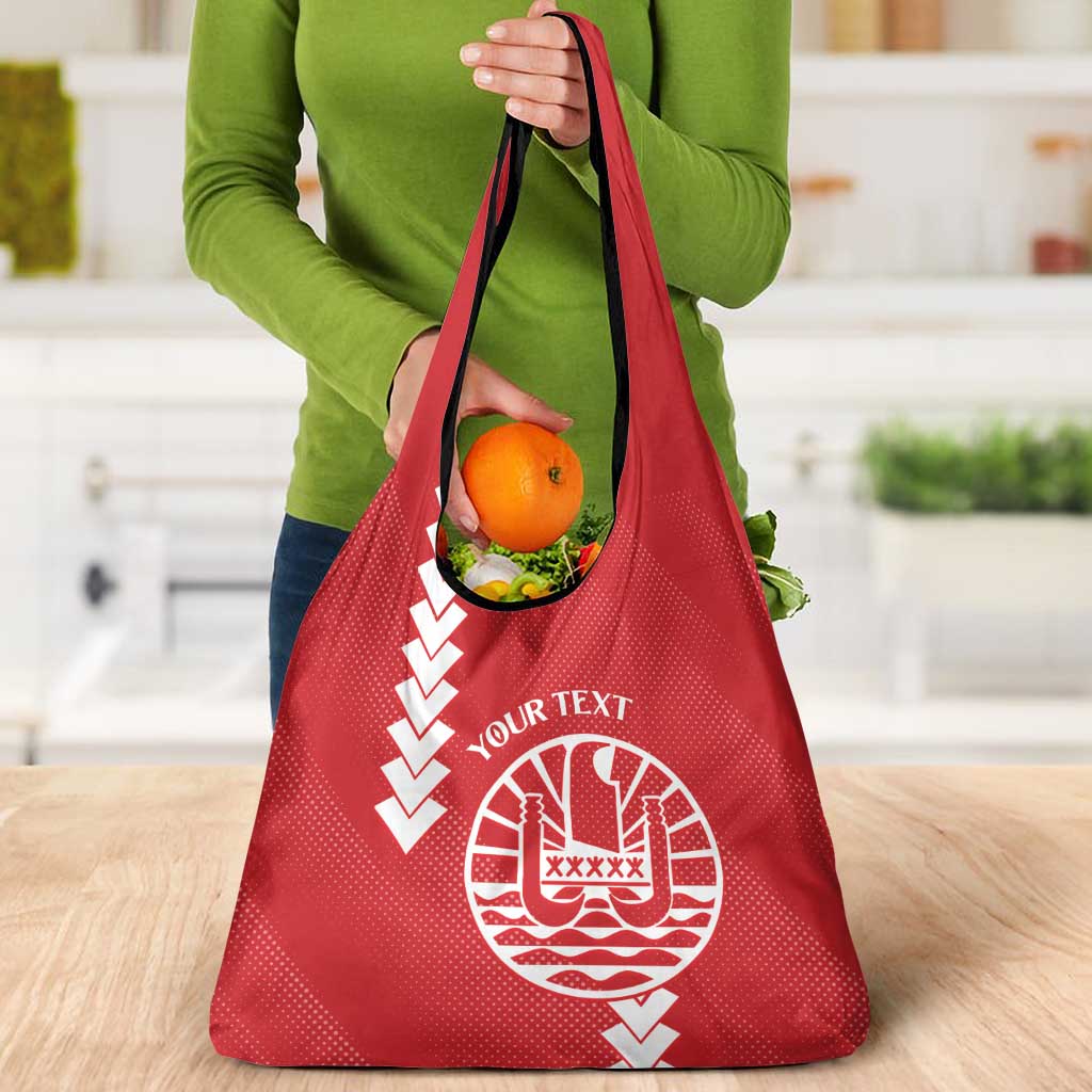 Custom Tahiti Football Grocery Bag Go Toa Aito LT14 - Polynesian Pride