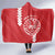 Custom Tahiti Football Hooded Blanket Go Toa Aito