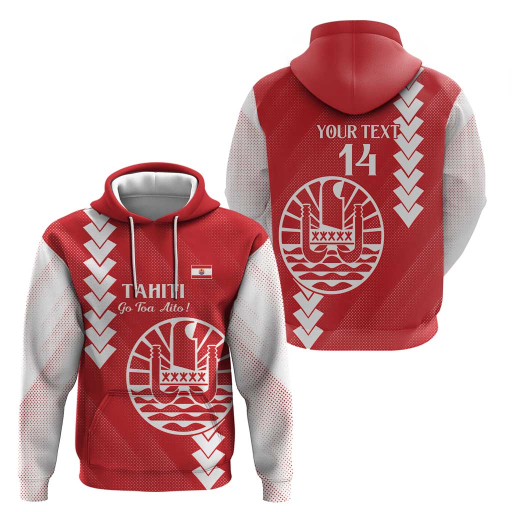 Custom Tahiti Football Hoodie Go Toa Aito LT14 - Polynesian Pride