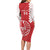 Custom Tahiti Football Long Sleeve Bodycon Dress Go Toa Aito