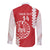 Custom Tahiti Football Long Sleeve Button Shirt Go Toa Aito