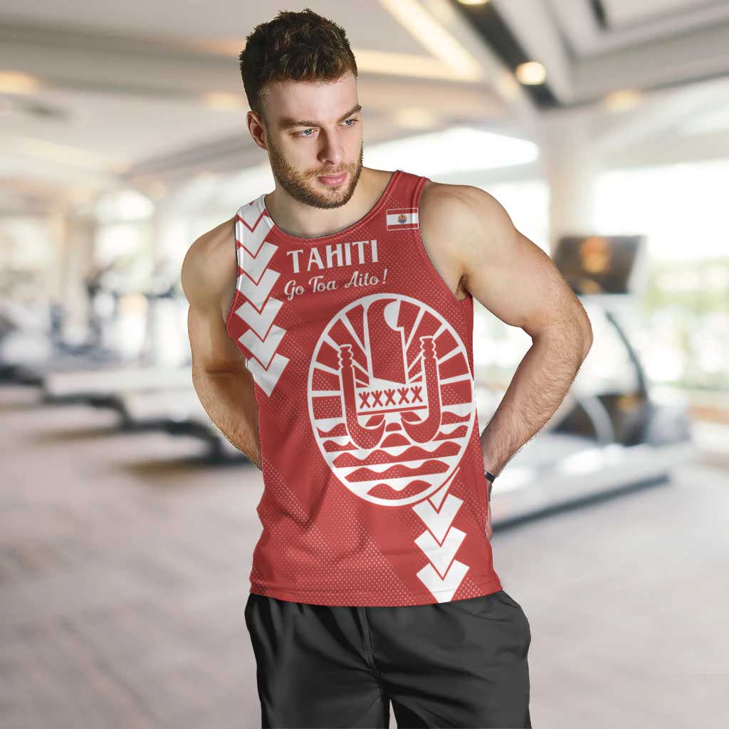 Custom Tahiti Football Men Tank Top Go Toa Aito