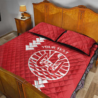Custom Tahiti Football Quilt Bed Set Go Toa Aito LT14 - Polynesian Pride