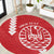 Custom Tahiti Football Round Carpet Go Toa Aito