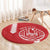 Custom Tahiti Football Round Carpet Go Toa Aito