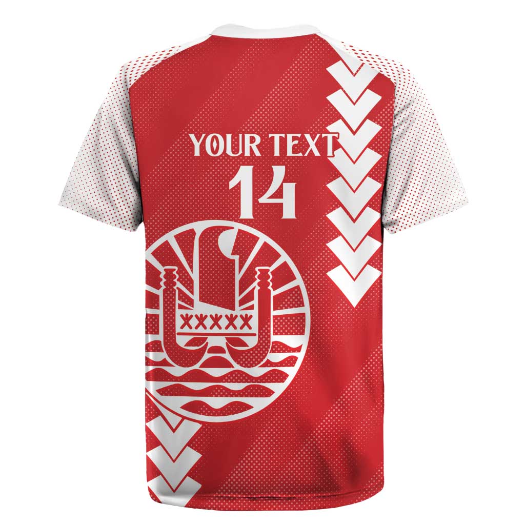 Custom Tahiti Football Rugby Jersey Go Toa Aito LT14 - Polynesian Pride
