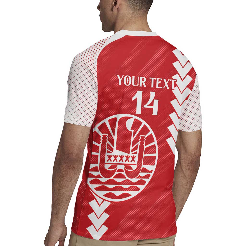Custom Tahiti Football Rugby Jersey Go Toa Aito LT14 - Polynesian Pride