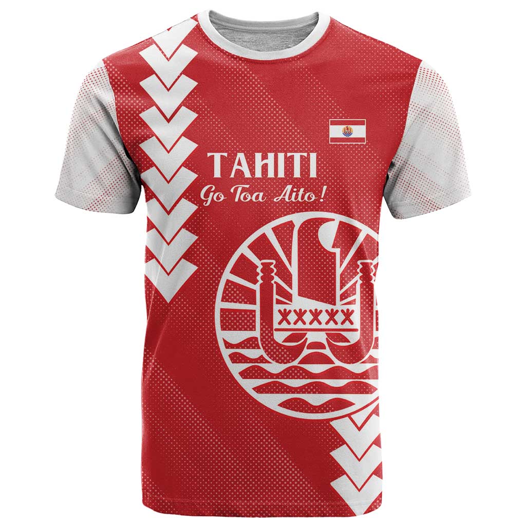 Custom Tahiti Football T Shirt Go Toa Aito