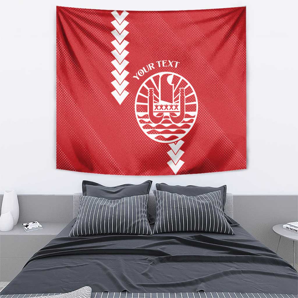 Custom Tahiti Football Tapestry Go Toa Aito LT14 - Polynesian Pride
