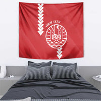 Custom Tahiti Football Tapestry Go Toa Aito LT14 - Polynesian Pride