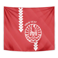 Custom Tahiti Football Tapestry Go Toa Aito LT14 - Polynesian Pride