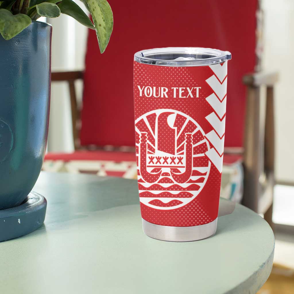 Custom Tahiti Football Tumbler Cup Go Toa Aito LT14 - Polynesian Pride