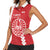 Custom Tahiti Football Women Sleeveless Polo Shirt Go Toa Aito