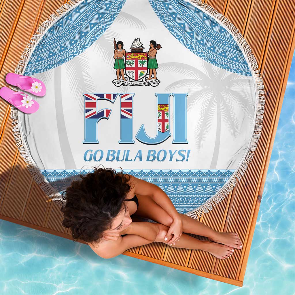 Fiji Tapa Football Beach Blanket Go Bula Boy! LT14 - Polynesian Pride