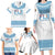 Custom Fiji Tapa Football Family Matching Long Sleeve Bodycon Dress and Hawaiian Shirt Go Bula Boy!