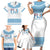 Custom Fiji Tapa Football Family Matching Short Sleeve Bodycon Dress and Hawaiian Shirt Go Bula Boy!