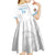 Custom Fiji Tapa Football Kid Short Sleeve Dress Go Bula Boy!