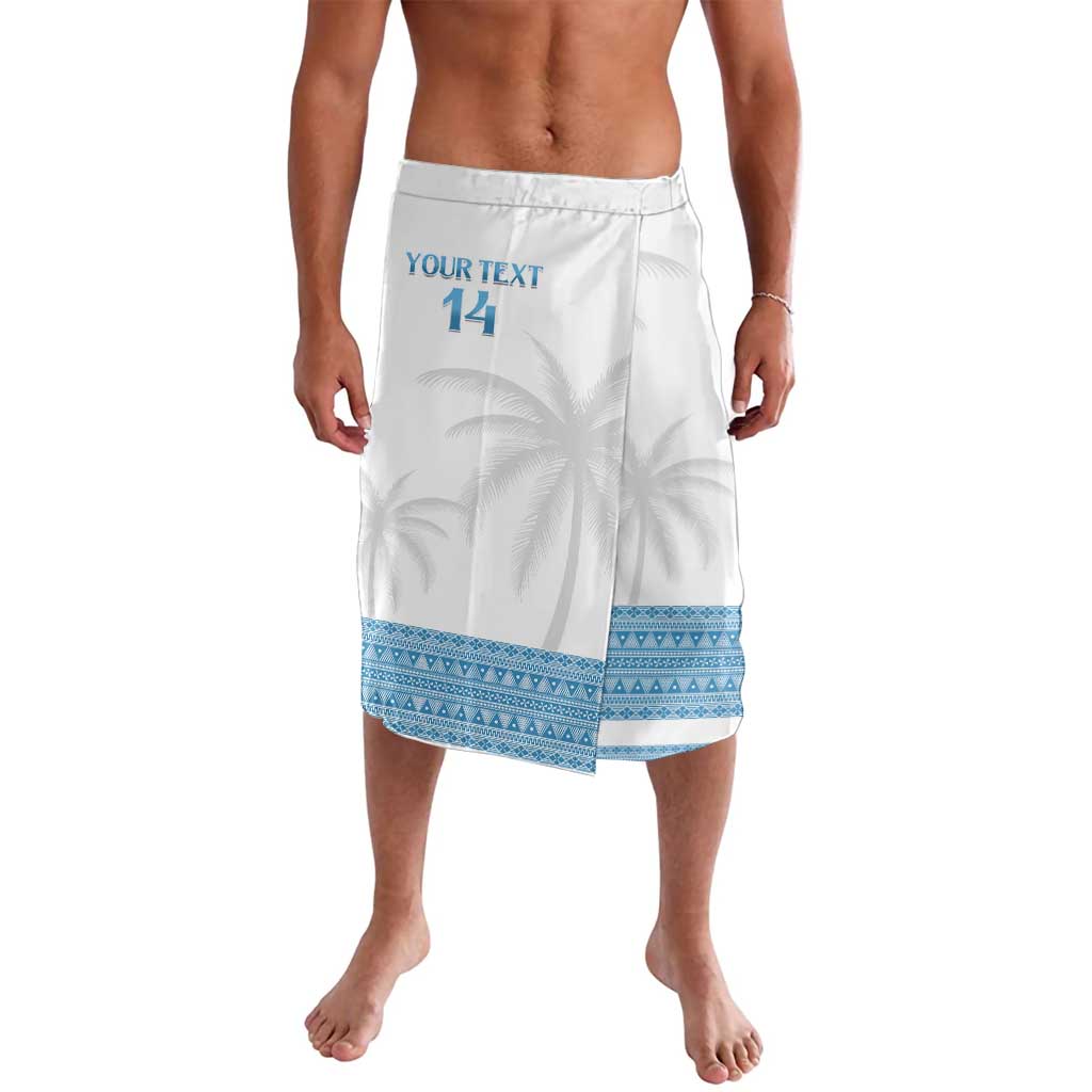 Custom Fiji Tapa Football Lavalava Go Bula Boy! LT14 White - Polynesian Pride