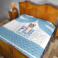 Fiji Tapa Football Quilt Go Bula Boy! LT14 - Polynesian Pride