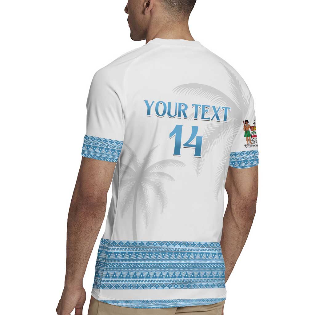 Custom Fiji Tapa Football Rugby Jersey Go Bula Boy! LT14 - Polynesian Pride