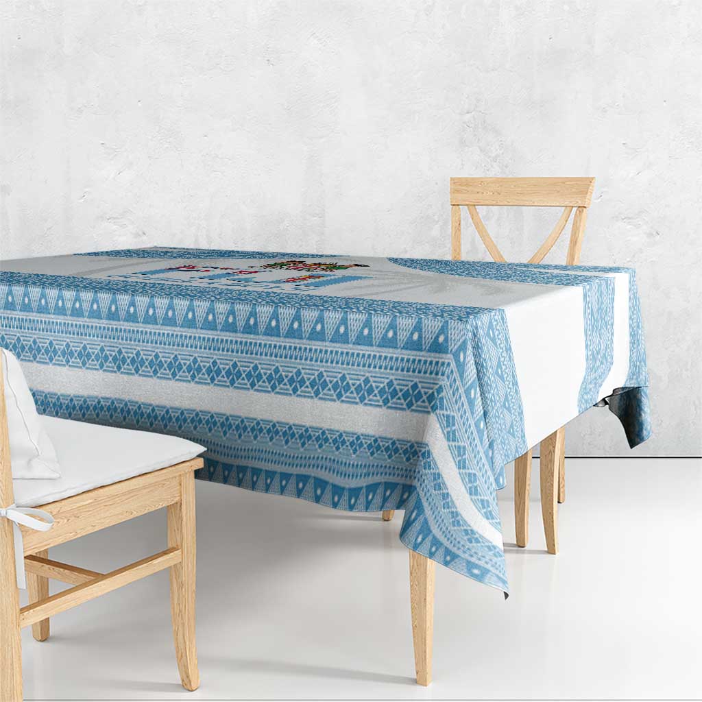 Fiji Tapa Football Tablecloth Go Bula Boy! LT14 - Polynesian Pride