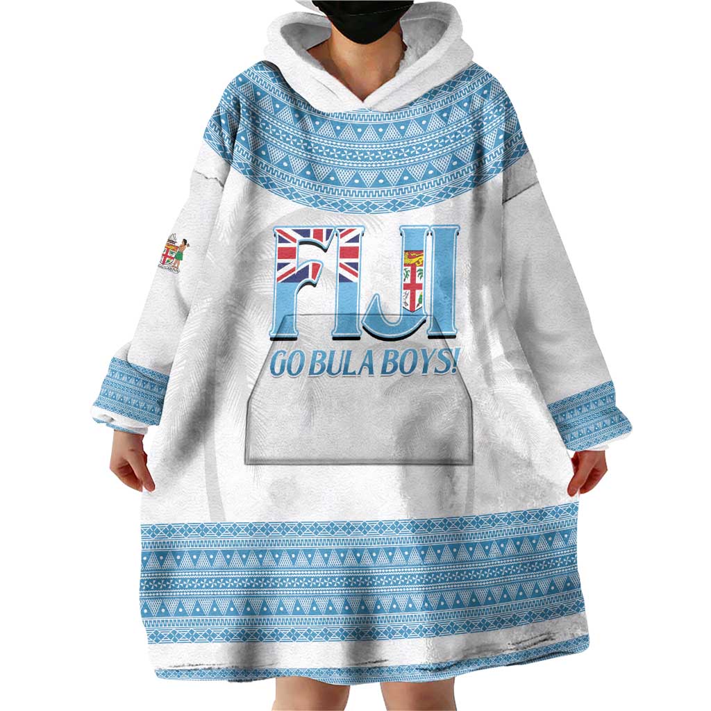 Custom Fiji Tapa Football Wearable Blanket Hoodie Go Bula Boy! LT14 - Polynesian Pride