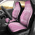 Custom New Zealand Silver Fern Rugby 2025 Car Seat Cover All Black Aotearoa Maori Pink