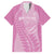 Custom New Zealand Silver Fern Rugby 2025 Family Matching Puletasi and Hawaiian Shirt All Black Aotearoa Maori Pink