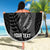 Custom New Zealand Silver Fern Rugby 2025 Beach Blanket Go Champions Aotearoa Maori Black