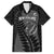 Custom New Zealand Silver Fern Rugby 2025 Family Matching Off Shoulder Maxi Dress and Hawaiian Shirt Go Champions Aotearoa Maori Black