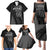 Custom New Zealand Silver Fern Rugby 2025 Family Matching Puletasi and Hawaiian Shirt Go Champions Aotearoa Maori Black