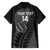 Custom New Zealand Silver Fern Rugby 2025 Family Matching Tank Maxi Dress and Hawaiian Shirt Go Champions Aotearoa Maori Black