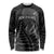 Custom New Zealand Silver Fern Rugby 2025 Long Sleeve Shirt Go Champions Aotearoa Maori Black