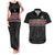 Custom New Zealand Silver Fern Rugby Couples Matching Tank Maxi Dress and Hawaiian Shirt All Black Maori Taniko Pattern