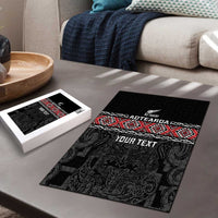 Custom New Zealand Silver Fern Rugby Puzzle All Black Maori Taniko Pattern LT14 - Polynesian Pride