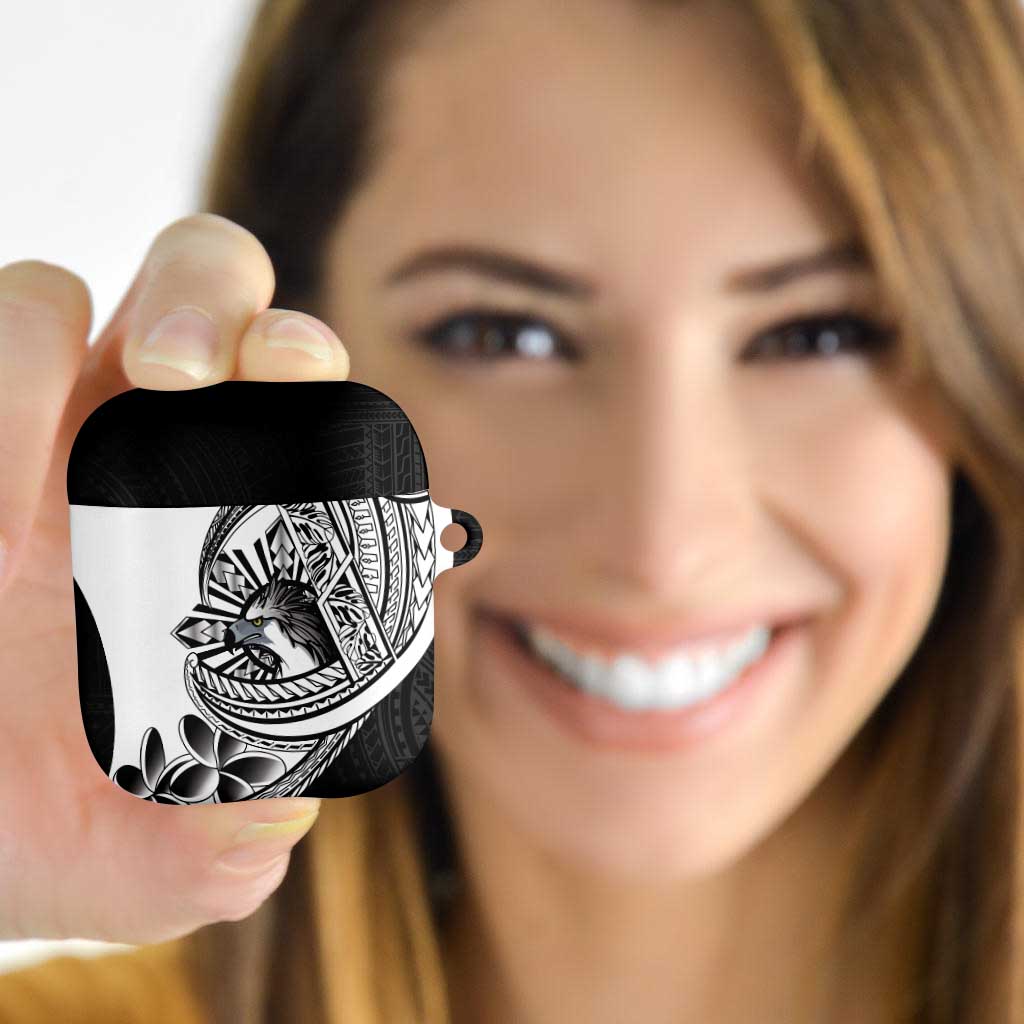 Philippines Eagle Sun AirPods Case Filipino Agila Polynesian Tattoo Black Color LT14 - Polynesian Pride