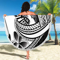Philippines Eagle Sun Beach Blanket Filipino Agila Polynesian Tattoo Black Color LT14 - Polynesian Pride
