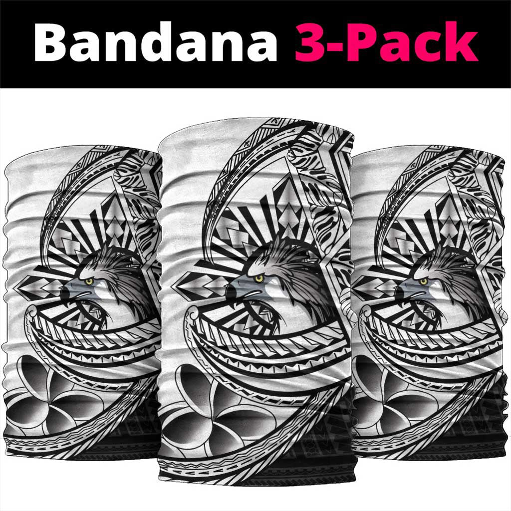 Philippines Eagle Sun Neck Gaiter Filipino Agila Polynesian Tattoo Black Color LT14 package One Size: 25*50cm Black - Polynesian Pride