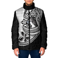 Philippines Eagle Sun Padded Jacket Filipino Agila Polynesian Tattoo Black Color LT14 Men Black - Polynesian Pride