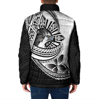 Philippines Eagle Sun Padded Jacket Filipino Agila Polynesian Tattoo Black Color LT14 - Polynesian Pride
