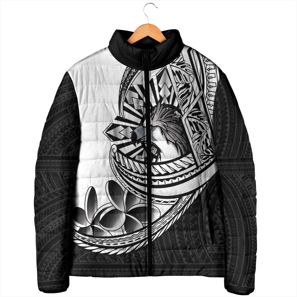 Philippines Eagle Sun Padded Jacket Filipino Agila Polynesian Tattoo Black Color LT14 - Polynesian Pride