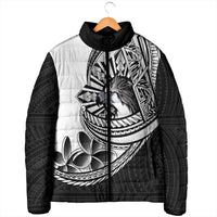 Philippines Eagle Sun Padded Jacket Filipino Agila Polynesian Tattoo Black Color LT14 - Polynesian Pride