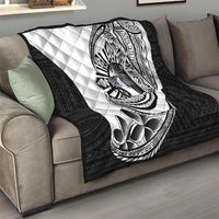 Philippines Eagle Sun Quilt Filipino Agila Polynesian Tattoo Black Color LT14 - Polynesian Pride