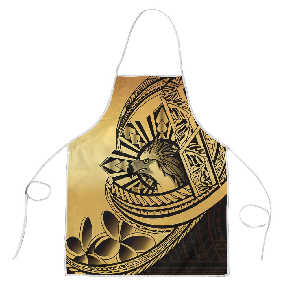 Philippines Eagle Sun Apron Filipino Agila Polynesian Tattoo Gold Color LT14 Gold - Polynesian Pride